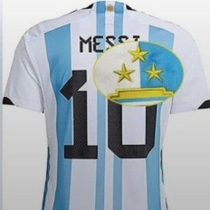 Men's Replica Messi Argentina Home Jersey 2022